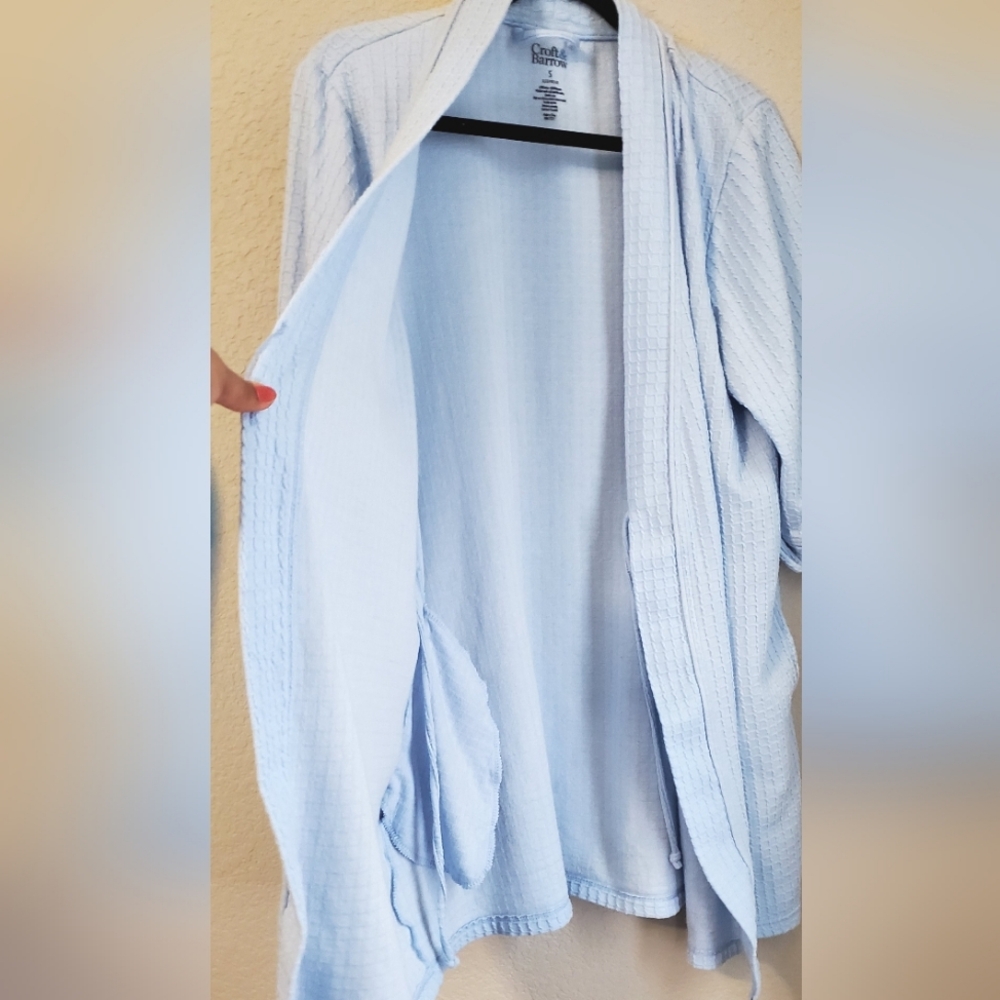 Croft & Barrow Blue Robe - Picture 3 of 7